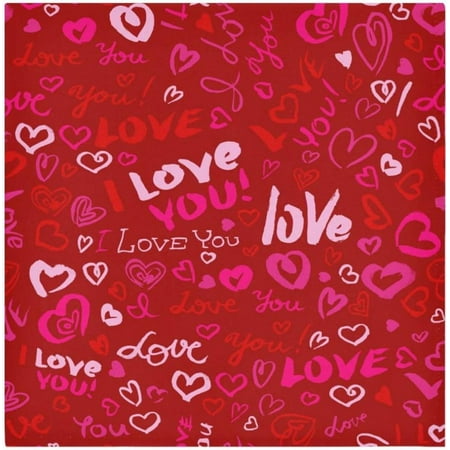 

Hyjoy Valentine s Day Love Heart Cloth Napkins 6 Pack Reusable Washable Polyester Dinner Table Napkins for Family Kitchen Dining Party Decor