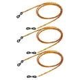 thumbnail image 1 of OUNONA 3 Pcs Eyeglass Chain Cute Brown Plastic Neck Hanging Strap for Men, 1 of 8