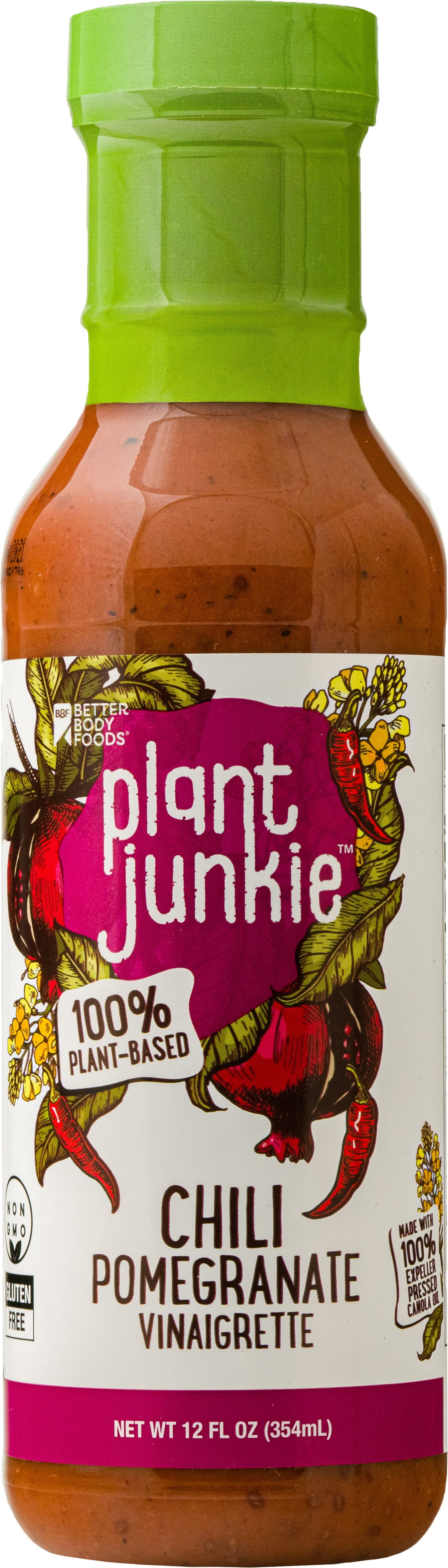 Plant Junkie PlantBased Pomegranate Chili Vinaigrette