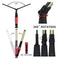thumbnail image 4 of Luz de trabajo LED recargable con rotación magnética y USB plegable de 180 grados, luz de inspección LED recargable, hogar, taller, camping, senderismo, luz de inspección (rojo) JFHHH pequeña, 4 of 5