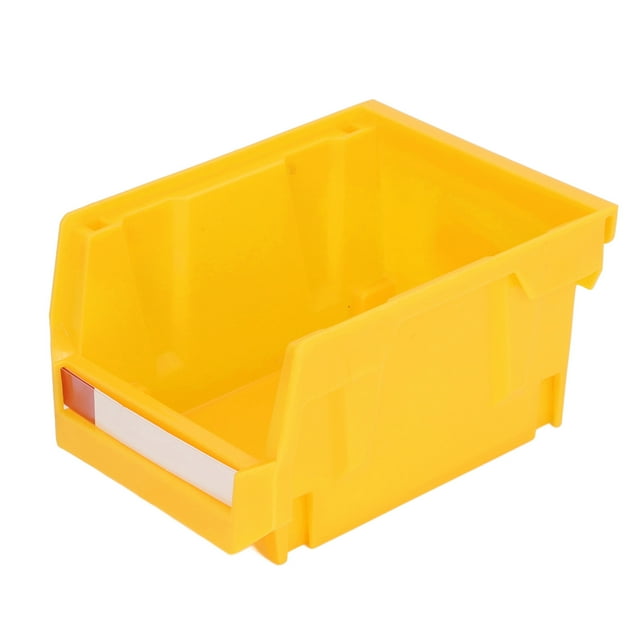 Étagère de Rangement Murale pour Pièces, Bac à Outils Empilable Résistant à l'Antirouille et à l'Érosion en Plastique PP Stable avec Supports pour Vis Bleu, Rouge, Jaune