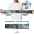 thumbnail image 6 of ALAZA Fire Baseball Water UV Sun Protection Arm Sleeves UPF 50+ Compression Cooling Sleeve 1 Pair, 6 of 7
