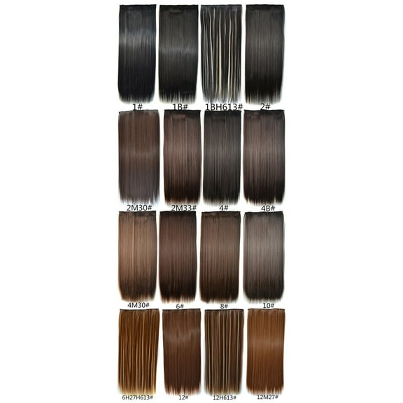 Raindrops Hair Extensions Real Human Hair Hair Clips for Women Wig Lady 60.00X25.00X1.00CM