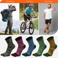 thumbnail image 2 of 5 Pairs Mens Toe Five Finger Striped Sock, Thin style Running Athletic Cotton Ankle Sox, 2 of 7