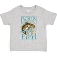 thumbnail image 3 of Inktastic Born to Fish Boys or Girls Toddler T-Shirt, 3 of 5