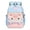 Light Blue, variant on Gaexia School Backpack Cute Cat Print Lightweight Backpack Breathable Water Resistant Casual Daypack for School Travel Everyday Backpack