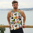 thumbnail image 6 of Yiaed Collage of pretty dogs Print Mens Compression Shirt Slimming Body Shaper Vest Workout Tank Tops Abs Abdomen Undershirts-Small, 6 of 7