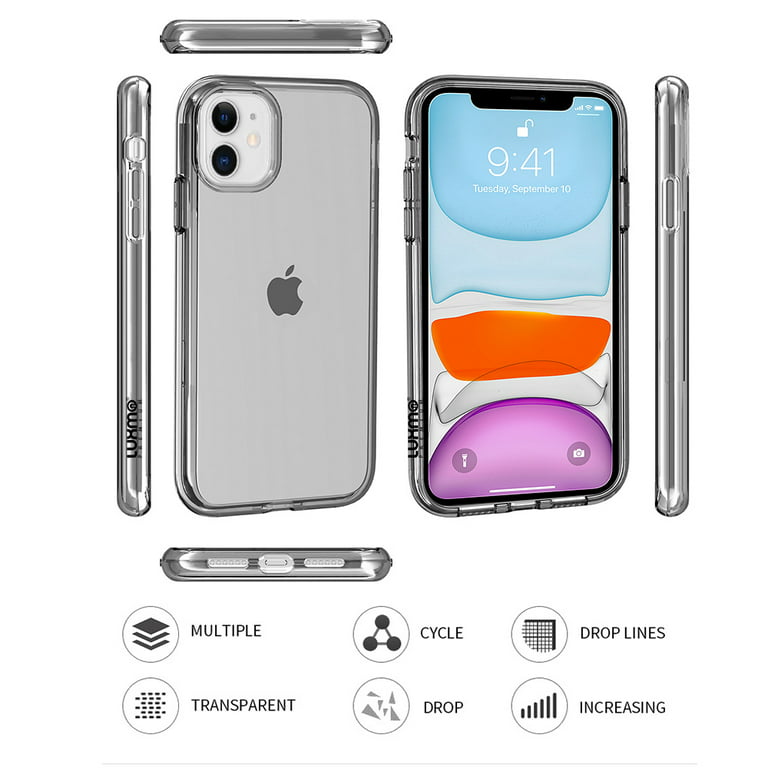 Clear Silicone TPU Rubber Cover Case For Apple iPhone 12 / 11 Pro / Pro Max  Mini