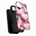 thumbnail image 3 of Glossy Pink Heart Shaped Phone Case Couples Valentine’s Day Gift Compatible with iPhone 11/12/13/14/15/16 (Pro Max/Plus), 3 of 9