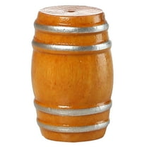 MUSEYA Barrel Decoration for Home Miniature Wood Beer Barrel Coffee 1Set