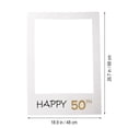 thumbnail image 4 of MasteelfCA Happy 50th DIY Paper Picture Frame Cutouts Photo Booth Props for Birthday Party, 4 of 7
