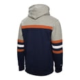 thumbnail image 3 of Men's Mitchell & Ness Navy/Gray Edmonton Oilers Head Coach Pullover Hoodie, 3 of 3