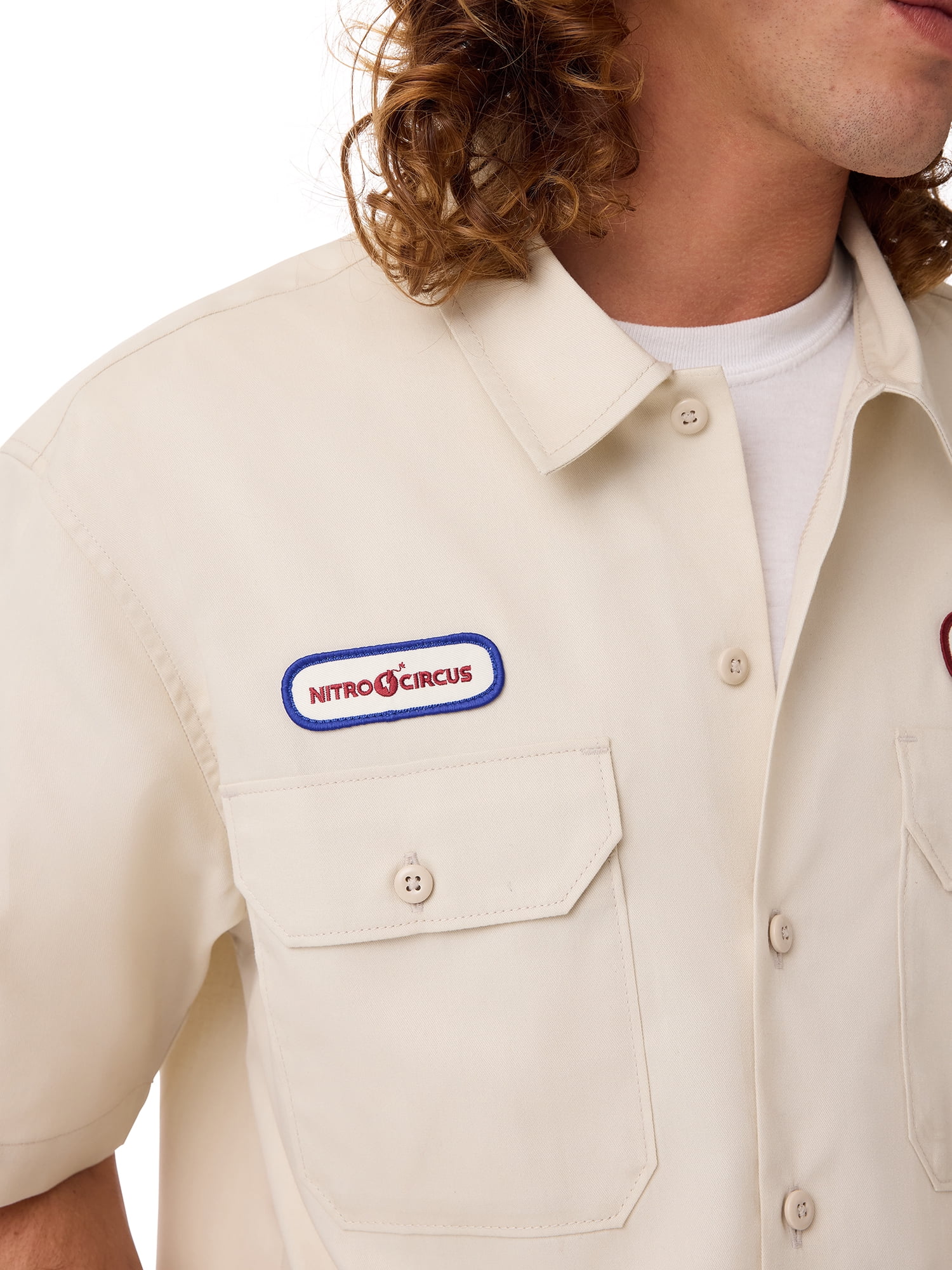 Men's Genuine Dickies x Nitro Circus Short Sleeve Workwear Shirt