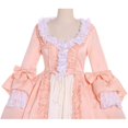 thumbnail image 5 of Women's Pink Rococo Ball Gown Victorian Dress for Stage Performance, 5 of 8
