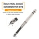 thumbnail image 4 of Uxcell 2pcs Punta de Destornillador Phillips Magnética Antideslizante PH2 Vástago Hexagonal de 1/4" Longitud de 3.5" (90mm) Puntas de Destornillador de Impacto Cruzado, 4 of 7