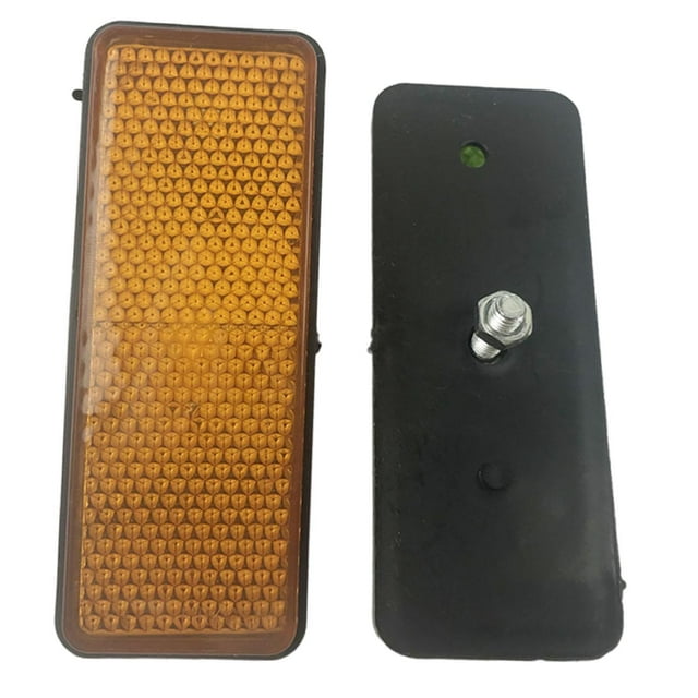 Reflectores rectangulares universales, accesorio de modificación de placa reflectante resistente Amarillo