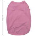thumbnail image 2 of Sleeveless Dog Tank Top Soft Breathable Cotton Pet Vest Pullover Summer Clothes for Small Medium Large Dogs Cats Multiple Colors Available, 2 of 5