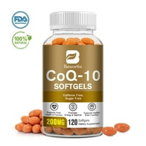 Beworths CoQ-10 Capsules 200mg Coenzyme Q10 Support Heart Healthy Antioxidant - Vegetarian 120CT
