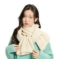 thumbnail image 1 of Bufanda cálida de otoño e invierno, bufanda cálida de cuello de invierno de color puro, 1 of 5