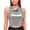 Silver, variant on Women's PU Leather Corset Bustier Top Solid Liquid Glossy Metallic Vest Rave Dance Party Club Wear Silver S