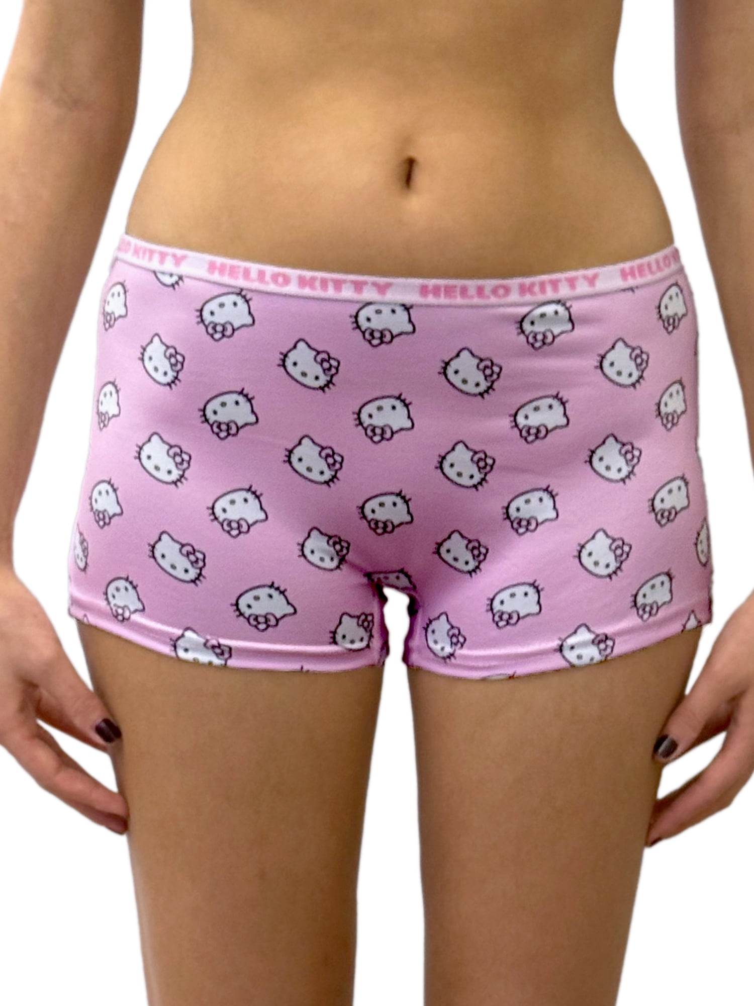 Hello Kitty Woman's and Juniors Boyshort Underwear, 2-Pack, Size S-XL