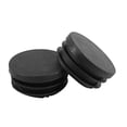 thumbnail image 4 of 18Pcs Plastic Blanking End Cap Pipe Tube Insert Plug Cover 40mm Black, 4 of 5