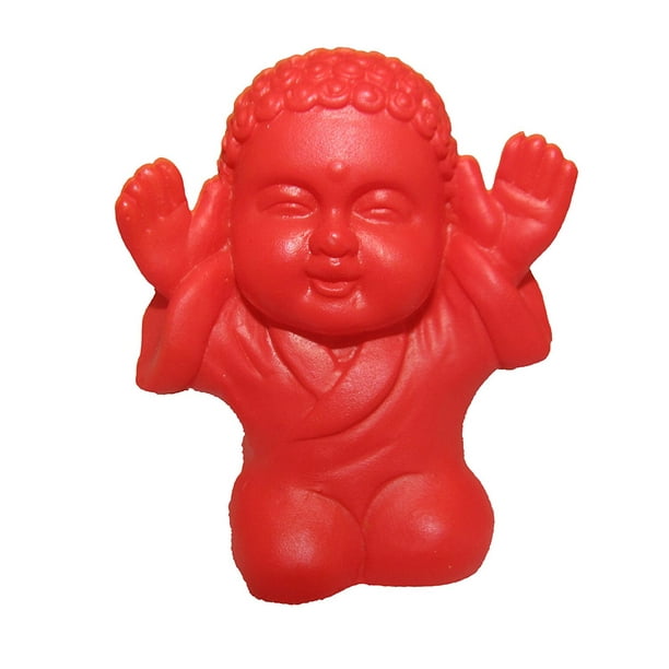 Pocket Buddha Mini Red Praise Figure Figurine Made Of Environmentaly Friendly Atbc Pvc By Love My Buddha Walmart Com Walmart Com