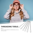 thumbnail image 4 of KAKOWELY Cord Threader 6pcs Threader DIY Cross Stitch Sewing Tool Wire Loop Threader Rope Threader2.68"X0.2"X0.12", 4 of 5