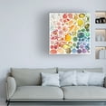 thumbnail image 3 of Cora Niele 'Rainbow of Shells' Canvas Art, 3 of 3