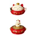 thumbnail image 1 of 2x Estatuilla Joyero con Tapa para La Decoración de de BLESIY Cenicero gato de la suerte, 1 of 3