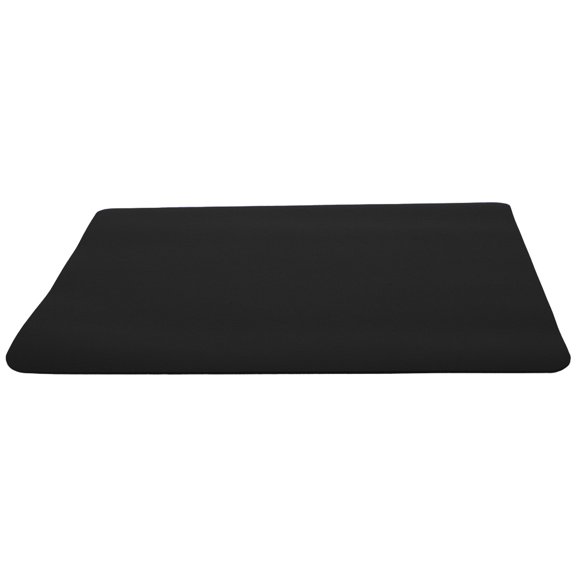ETEREAUTY Black PU Gaming Mouse Pad with Non- Base for Travel, Office, and Comfortable Desk Use