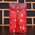 thumbnail image 2 of 1pcs Chinese Silk Red Envelopes, HongBao Gift Wrap Bags Red Lucky Money Pockets for New Year 2022 Tiger, Spring Festival, Birthday & Wedding, 2 of 12