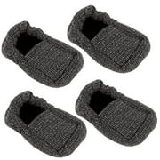 Vive Walker Ski Glide Covers 4 PCS - Heavy Duty Removable Padded Replacement Caps- Universal Fit Sock Pad, Indoor, Outdoor