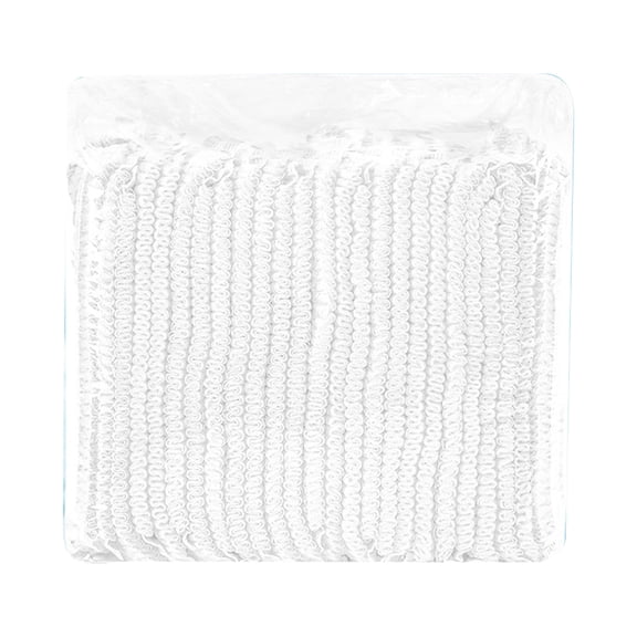 100 gorros desechables red para el cabello gorros quirúrgicos no tejidos gorro de ducha transparente de plástico elástico grueso gorros de baño portátiles para spa hogar ANGGREK Otros