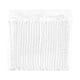 thumbnail image 1 of 100 Pcs Disposable Cap High Elasticity Non Woven Fabric Disposable Hair Net Head Cover for Beauty Salon Factory White 21in Dual Rubber Band, 1 of 5