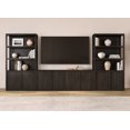thumbnail image 5 of Savin Rectangular TV Stand for TV's up to 75" in Alder Brown, 5 of 9