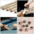 thumbnail image 3 of Lanytaeo 20pcs Screw-On PU Pool Cue Tips 10mm Billiard Cue Tips Billiard Pool Cue Tips Pool Stick Replacement Tips for Pool Cues Snooker Supplies, 3 of 8