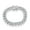 Silver, variant on Miami Cuban Link Chain Bracelet in Stainless Steel, 9"