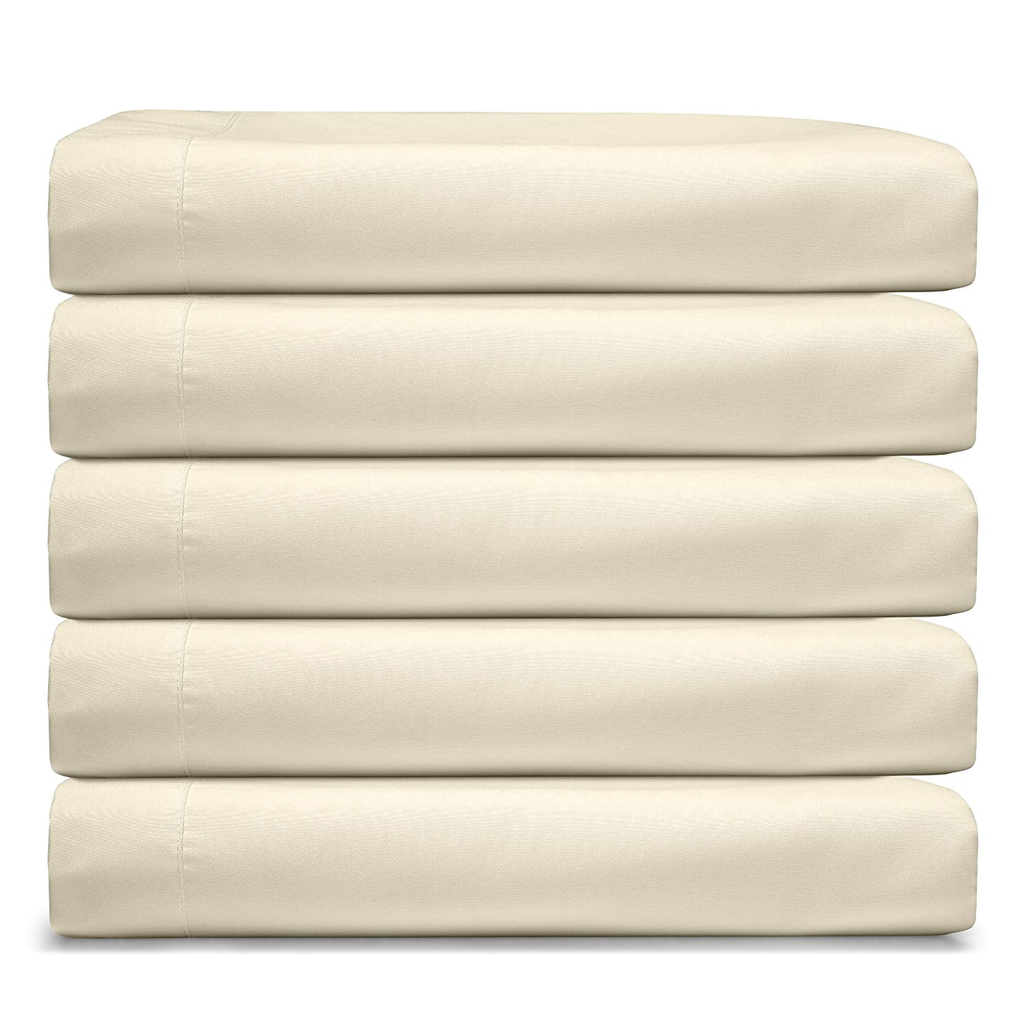 Clara Clark 6-Piece Beige Bed Sheet Set, Queen – Deep Pocket, Hypoallergenic