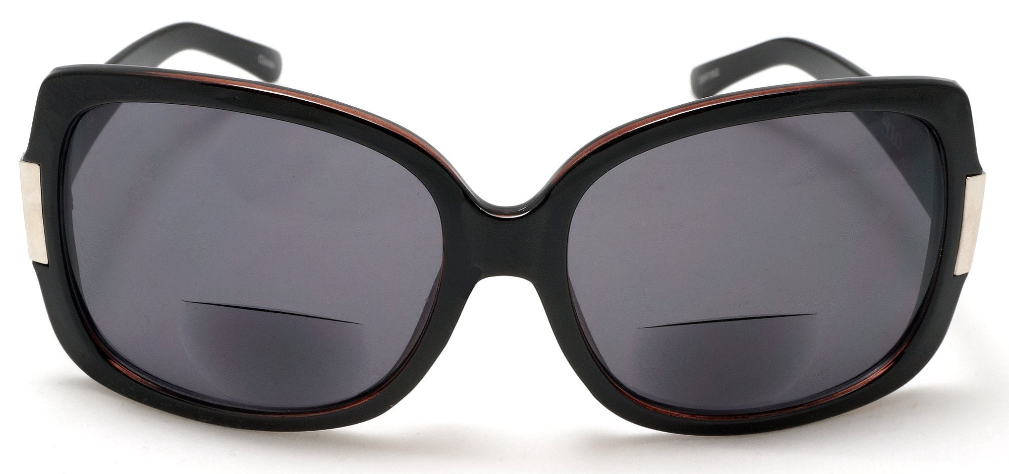 Women's BiFocal Sun Readers Sunglasses Jackie O Black - 3.5 / Black