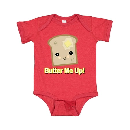 

Inktastic Butter Me Up Toast Gift Baby Boy or Baby Girl Bodysuit