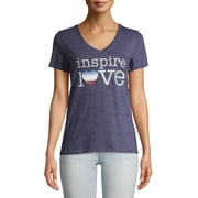 EV1 from Ellen DeGeneres Inspire Love V-Neck Tee Women's