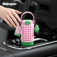 thumbnail image 5 of Sidagar 26 fl oz Stainless Steel Insulated Water Bottle with Handle, Leakproof Straw Lid, Pink Green, 5 of 8
