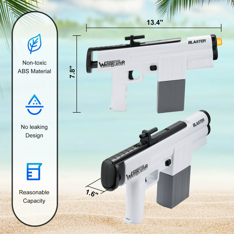 2033 Full Electric Automatic Water Gun Strong Charging Energy Water Spray  Summer Beach Outdoor Shooting Game Toys for Boys Kids
