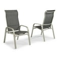 thumbnail image 3 of Homestyles Captiva Aluminum 8 Piece Outdoor Dining Set in Gray, 3 of 5