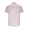 thumbnail image 5 of Camiseta Casual con Botón de Solapa de Color Sólido de Manga Corta para Hombres, Camiseta Ligera para Fiesta, Trabajo, Viajes Y Primavera Verano, 5 of 5