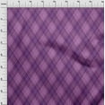 thumbnail image 4 of oneOone Georgette Viscose Purple Fabric Check Craft Projects Decor Fabric Printed By The Yard 42 Inch Wide, 4 of 5