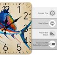 thumbnail image 2 of Colorful Sailfish Art Print Wall Clock Silent Non-Ticking For Home Office Decor, Decorative Clock Art, 2 of 7