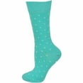 thumbnail image 2 of Sierra Socks Cotton Small Dot Pattern Crew Casual Women's 3 Pair Pack Socks, 2 of 6