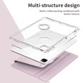 thumbnail image 6 of XUDUO Case for iPad Air 11-inch M2 (2024), iPad Air 5th/4th Generation (2022/2020) 10.9 Inch with Pencil Holder, 360 Degree Rotating Stand, Pink, 6 of 7